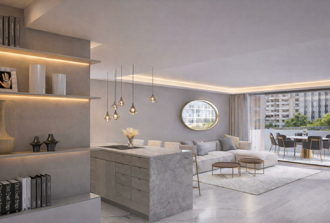 Möblierte 2-Zimmer-Wohnung zur Miete | Parkpalast, Monaco Carré d'Or