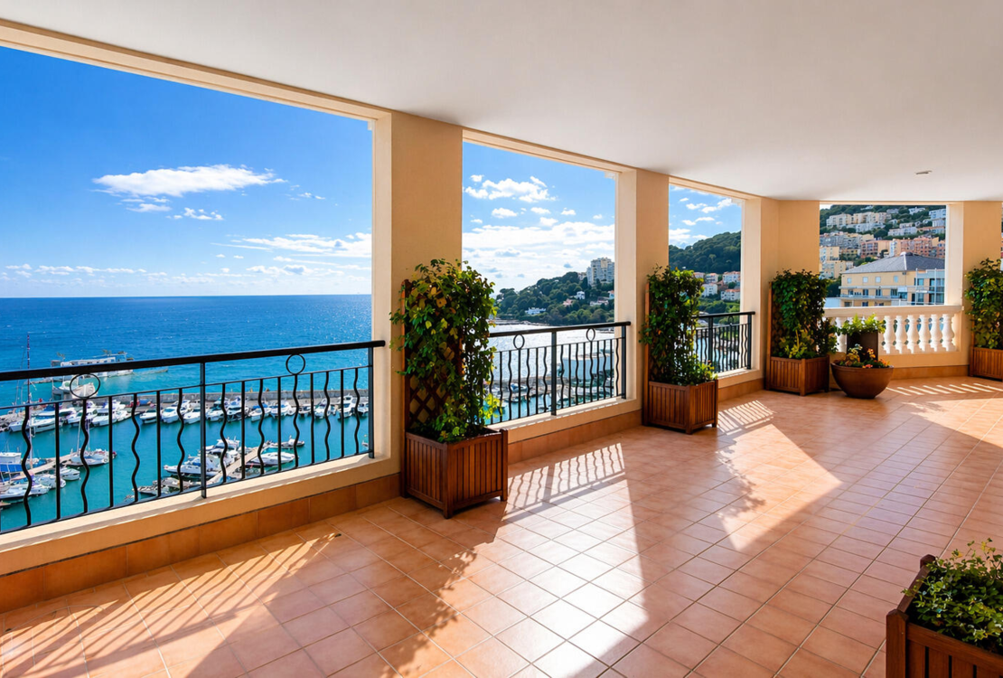 Elegant 5-room apartment with panoramic sea view and high-end services