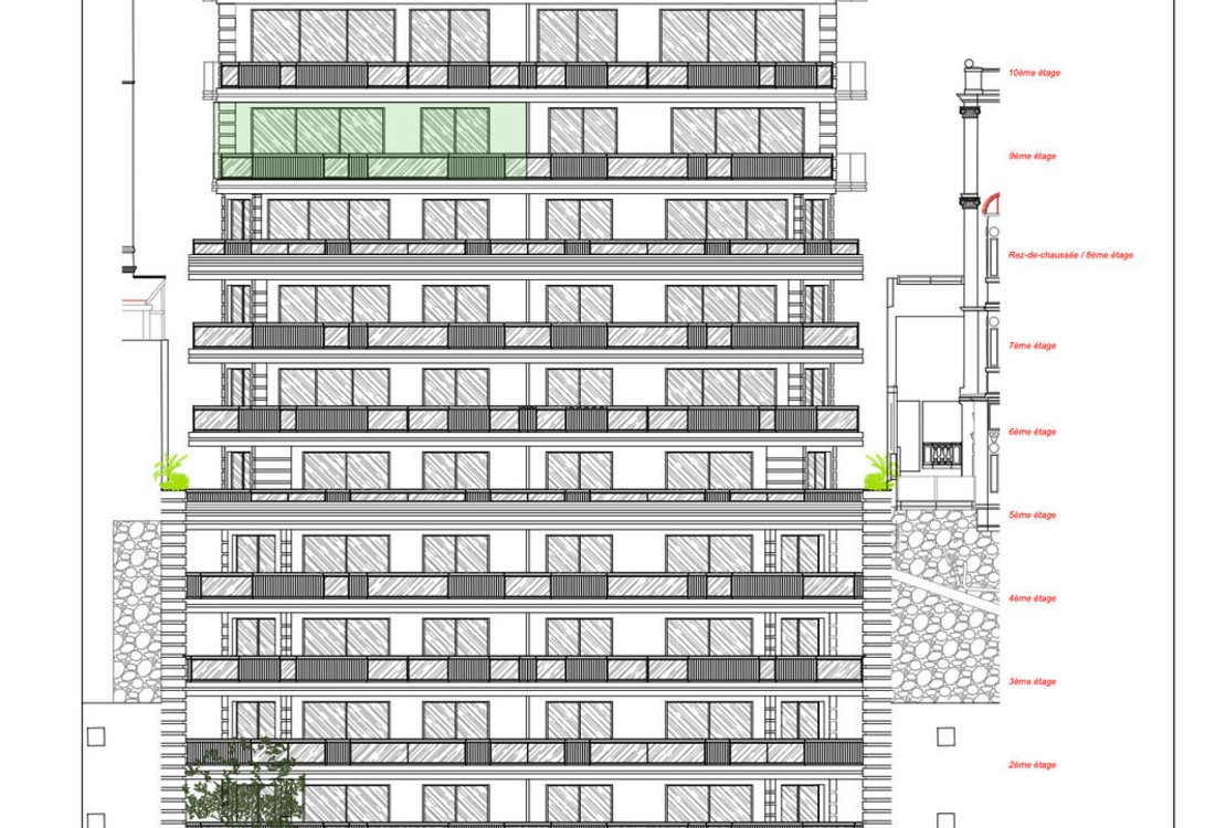 Villa Ariane — новая роскошная двухкомнатная квартира на бульваре Италии