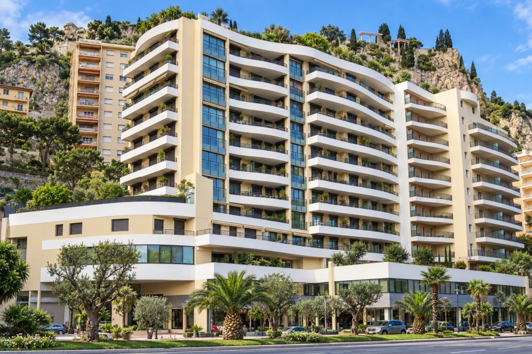 Façade du Millenium, 9 boulevard Charles III, Monaco