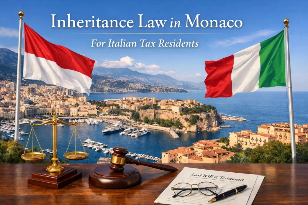 Illustration: Monaco property inheritance and Italian residence
