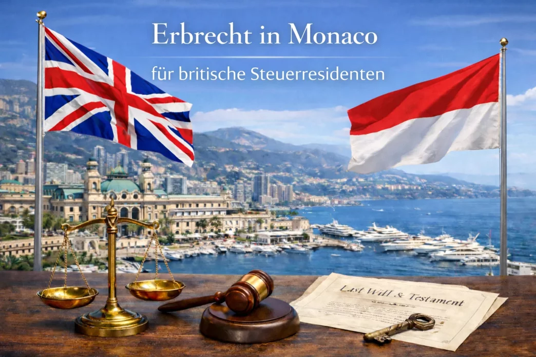 Illustration: Erbschaft in Monaco und Großbritannien: langfristige Ansässigkeit